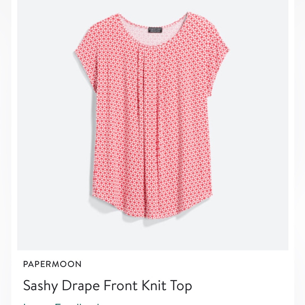 Papermoon Sashy Drape Front Knit Top